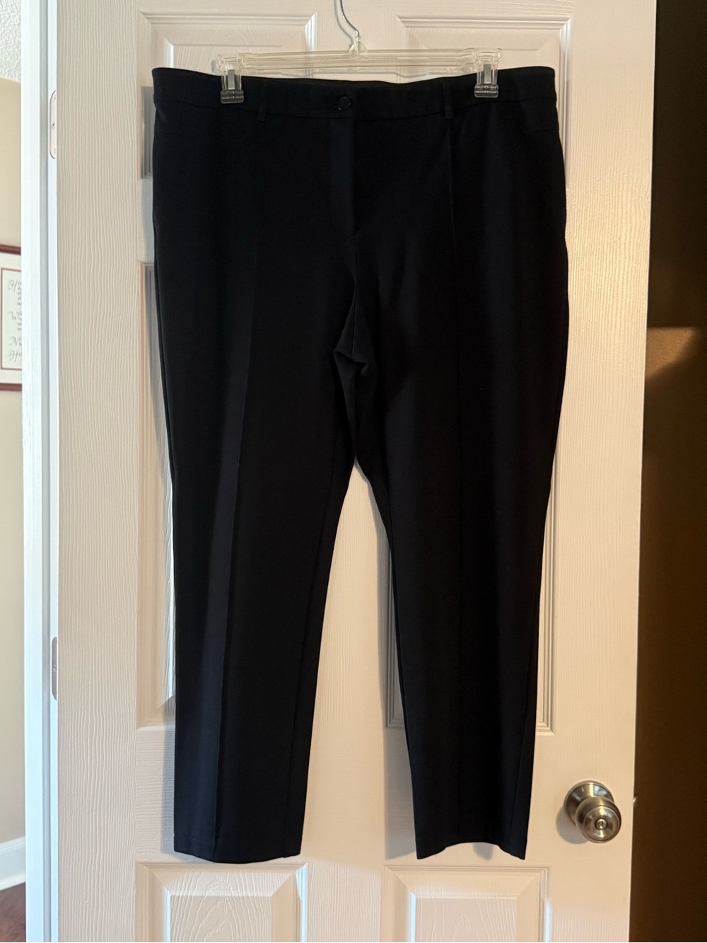 Chico's Black Straight-Leg Dress Pants